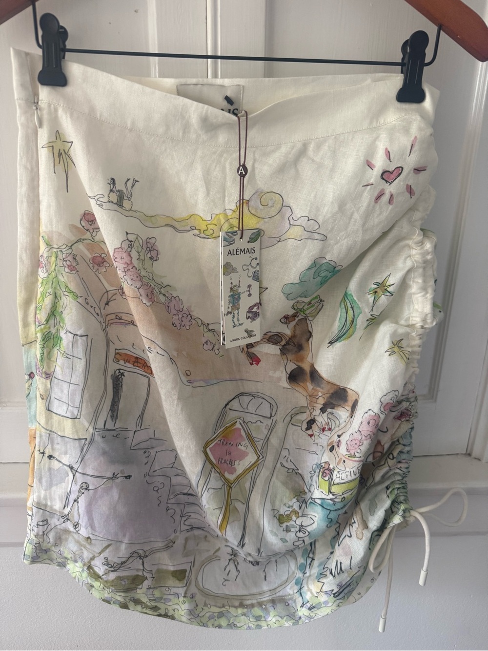 Alemais Anouk European Linen Skirt